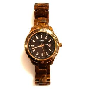 Fossil Watch Tortoise Shell Band